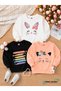 Winter Unisex Black, Pink, White 3-Piece Sweatshirt Sets for Girls, Boys, and Adults