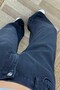 Anthracite Soft Textured Jeans with Elastic Waist - 4