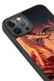حافظة مقاومة للصدمات متوافقة مع هاتف iPhone 12 Pro Max مع حماية للكاميرا بنمط اللهب - 4