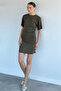 Side Gathered Women's Dress