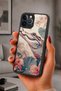 حافظة مقاومة للصدمات متوافقة مع هاتف iPhone 12 Pro Max مع حماية للكاميرا بنمط الزواحف