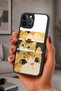 حافظة مقاومة للصدمات متوافقة مع هاتف iPhone 12 Pro Max مع حماية للكاميرا بنمط مياف