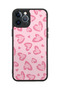 iPhone 12 Pro Max Compatible Heartpattern Patterned Shockproof Case with Camera Protection - 5
