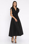 Daisy Appliqué Double-Breasted Dress - 3