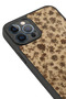 iPhone 12 Pro Max Compatible Brown Patterned Shockproof Case with Camera Protection - 4