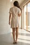 Gülseli Women's V-Neck Short Sleeve Knitwear Dress - 4