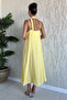 Lace-up women's dress with rope strap - 3