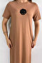 Rose Embroidered Pocket Dress - 3
