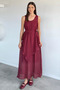 Perry Women's Blouse Combination Adjustable Strap Dress