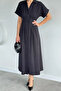 Women's Buttoned Pencil Dress - 2