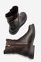 Zarponi Women's Genuine Leather Boots Brown - 5