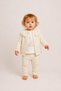 Baby Girl Set - 3-Piece Set - Lace Collared Jacket with Swan Print Bottom and Top Set 3 6 9 12 18 Months - 2