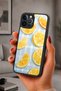 حافظة مقاومة للصدمات متوافقة مع هاتف iPhone 12 Pro Max مع حماية للكاميرا بنمط الحمضيات