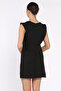 Sleeveless Shoulder Ruffle Dress - 3