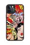 iPhone 12 Pro Max Compatible Nostalgia Patterned Shockproof Case with Camera Protection - 5