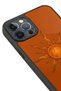 حافظة مقاومة للصدمات متوافقة مع هاتف iPhone 12 Pro Max مع حماية للكاميرا بنمط رمز الشمس - 4
