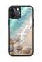 حافظة مقاومة للصدمات متوافقة مع هاتف iPhone 12 Pro Max مع حماية للكاميرا بنمط الشاطئ - 5