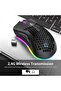 ايكام ماوس العاب لاسلكي 2.4G قابل لاعادة الشحن مع تأثير ضوء RGB 3 نقطة لكل بوصة قابلة للتعديل بتصميم - 2