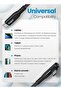 فاسجير كيبل USB C الى USB C، عبوة من قطعتين 1.8 متر 60 واط نوع C الى نوع C بزاوية قائمة 90 درجة، شاح - 5