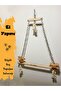 Large Size Wooden Swing with Chain for Jako Parrots
