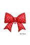 Polka Dot Red Ribbon Bow Foil Balloon 98-75 cm - 2