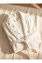 Lcw Home Eye Embroidered Cotton Men's Bathrobe - 2