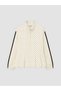 Peak New Season Ecru High Collar Polka Dot Girls' Shirt - 2