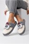 Women's Plush House Slippers with Cute Face Pattern, Stylish Winter Closed-Toe Warm and Comfortable Guest Slippers - 5