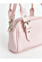 Leather look women's shoulder bag - 3