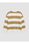 Lcw Kids Crew Neck Striped Boys' Sweatshirt - 4