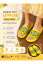 Children's Lemon Patterned Yellow Slippers Non-Slip Sole Lightweight Comfortable Summer Slippers - 2