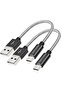 كابل مايكرو USB من كيبل كرييشن بطول 1 قدم متوافق مع كيندل وPS4 وكروم كاست وباور بانك