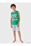 Lcw Kids Printed Boys Shorts Pajama Set - 2