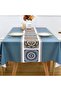 Blue Vinyl Tablecloth for Rectangular Tables, Waterproof Pvc Plastic Tablecloth, Tablecloth m
