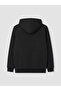 Ozmarka New Season Black Hooded Men's Zippered Sweatshirt - 8