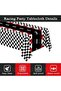 Rectangle Checkered Pattern Tablecloth Plastic Disposable Table Cover for Party Outdoor Picnic Events - 3