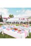 Rectangle Checkered Pattern Tablecloth Plastic Disposable Table Cover for Party Outdoor Picnic Events - 3
