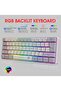 60% Mini Wired Gaming Keyboard Rgb Backlit Ultra-Compact Waterproof Membrane Keyboard for Pc Computer - 2