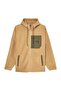 Men's Brown Clean Coast Fz Hood Fleece - 7