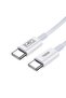 ام ام جي كيبل USB-C الى USB-C من باور فلو (60 واط، 1 متر) - شحن سريع بي دي لماك بوك وايباد برو وسامس