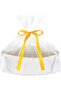 Small Woven Easter Basket with Handle, 12x8x5 inches, Durable Decorative Gift Basket Nursery