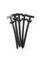 100pcs 50/100pcs Car Nylon Cable Tie Buckles Heavy Duty Self-Locking Zip Ties Holder with Pin Button - 6