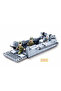 SLUBAN Sluban 182 Pieces DIY Bric MOC Building Set Transport Boat Model Building Blocks Kit wit... - 6