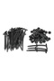100pcs 50/100pcs Car Nylon Cable Tie Buckles Heavy Duty Self-Locking Zip Ties Holder with Pin Button - 4