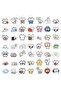 72PCS 72PCS Line Kitten Daily Graffiti Stickers Cute Cat Cartoon Sticker for Phone Computer Notebook - 3