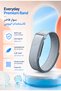 Adjustable Nylon Sport Strap Compatible with Google Fitbit Air, Lightweight Breathable Woven Watch Band, Secure Soft Replacement Wristband for Men Women Fitness - 6