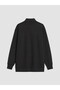 Lcw Modest Black Soft Touch Oversized Women's Sweatshirt Tunic - 7