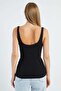 Half-Buttoned Lace Strap Blouse - 6