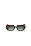 Andrea Hexagon Unisex Sunglasseshavana / Lens: Green Ok022Ch-Gr - 5