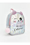 Cat Printed Girl's Backpack - 2